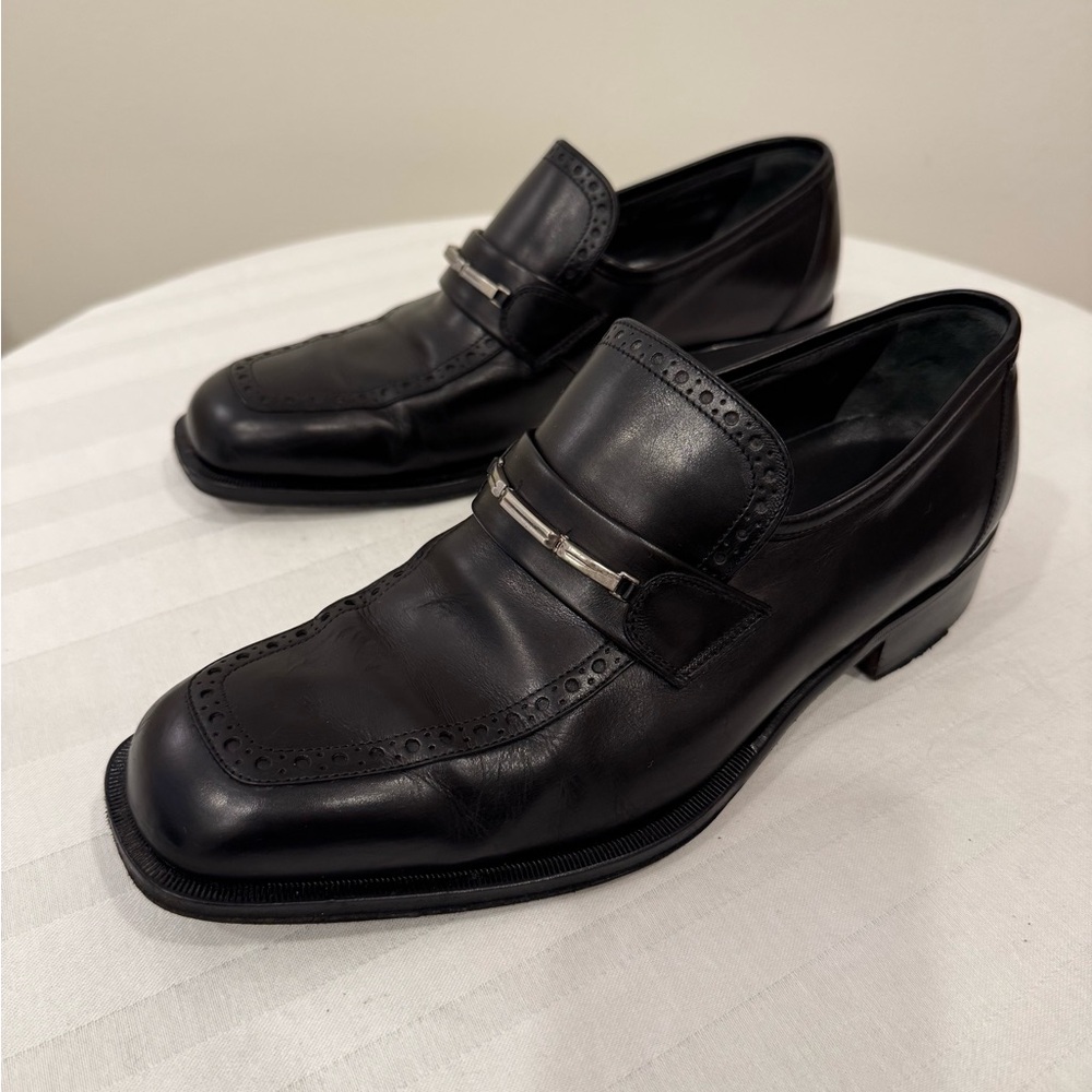 Bally Black Leather Loafers